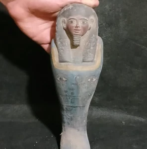 ANCIENT EGYPTIAN ARTIFACTS OF ANTIQUITY EGYPTIAN STATUE OF PHARAONIC USHABTI Bc - Picture 1 of 11