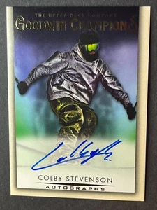Colby Stevenson Autograph 2021 Upper Deck Goodwin Champions On-Card Auto A-CO - Picture 1 of 2