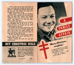 1945 Tuberculosis Pamphlet George Brown "A Family Affair" - Picture 1 of 2