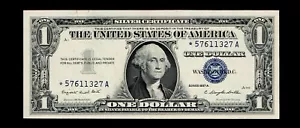 STAR 1957-A $1 Silver Certificate Uncirculated - Picture 1 of 2