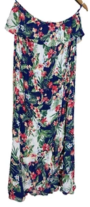 Sofia Vergara ärmelloses Hawaii Luau Kleid XL Tropical Resort Maxi Floral - Bild 1 von 9