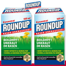 Roundup Rasen-Unkrautfrei 2x 100ml Konzentrat Rotklee Gänseblümchen Distel