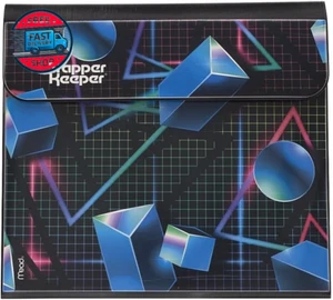 Trapper Keeper Binder, Retro Design, 1 Inch Binder Includes 2 Folders and Extra - Picture 1 of 12