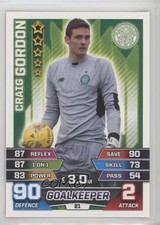 2015-16 Topps Match Attax Scottish Premiership Craig Gordon #21