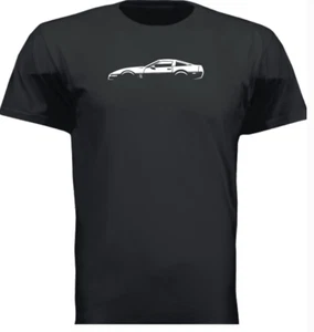 Corvette c4 coupe smiple Motorsport Racing T-Shirt Größe Tshirt T-Shirt GESCHENK - Bild 1 von 2
