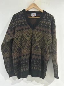 Terranova Vintage Unisex Australian Jumper Size Medium Retro Grandpacore - Picture 1 of 11