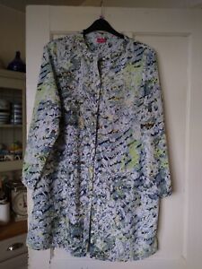LADIES FAB GRANDAD SHIRT STYLE TUNIC WITH POCKETS SIZE 20 FROM TOGETHER