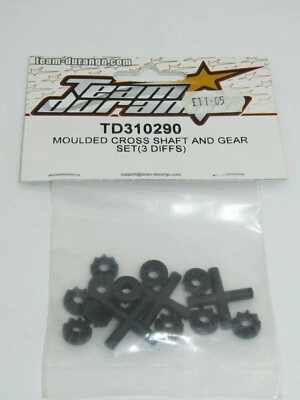 Team Durango Moulded Cross Shaft & Gear Set (For 3 Diffs) TD310290 - Image 1 of 3