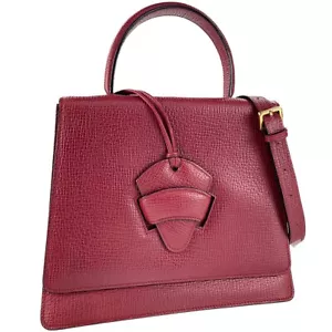 LOEWE Barcelona 2WAY Handtasche Leder Wildleder Rot 1754 - Bild 1 von 24
