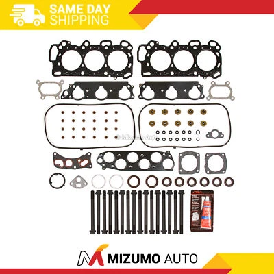 Head Gasket Bolts Set Fit 03-05 Honda Accord V6 3.0 SOHC 16V J30A4 J30A5 - image 1 of 4