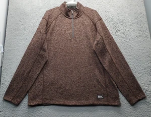 Suéter Eddie Bauer Para Hombres XL Multi Forrado de Vellón Calce Suelto Peso Pesado Cuarto Cremallera - Imagen 1 de 8