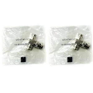 Amphenol UG-274A/U BNC T-Shape Adapter Jack-Plug-Jack 50 Ohm, 2 Pcs - Picture 1 of 5