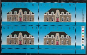 Canada — Block of 4 LR — Architecture: Runnymede Library #1181 (Plate 1) — MNH - Picture 1 of 1