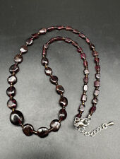 Ancient Antique Indo Tibetan Himalaya , Garnet Amulet Beads Pendant Necklace