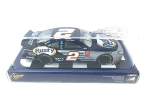 Winners Circle NASCAR 2 RUSTY WALLACE FORD MOBIL STOCK CAR 1:24 DIE CAST CAR NIB - Picture 1 of 6