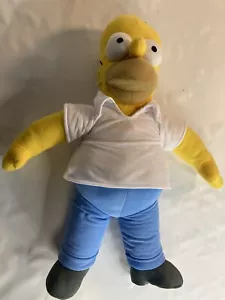 Homer Simpson Plush Universal Studios Matt Groening 18” - Picture 1 of 3