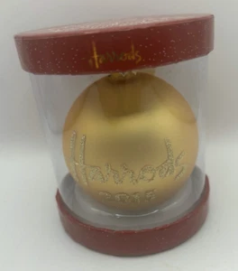 Bola de Navidad Harrods 2015 con fecha dorada - Imagen 1 de 4