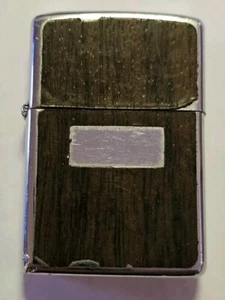 Vintage 78 Chrome Wood Grain Zippo - Picture 1 of 6