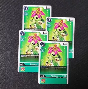 4x Palmon - comune - EX1-034 C - Digimon TCG Playset - verde - quasi nuovo/m - Foto 1 di 1