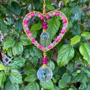 Crystal Sun catcher, Rainbow Maker, Crystal Prisms, 50mm Chandelier Crystal - Picture 1 of 4