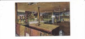 Macon Missouri antique postcard dry goods store mercantile oriental rugs counter