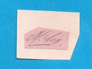 ARTHUR COX NORTHAMPTONSHIRE CCC 1926-1947 RARE ORIGINAL AUTOGRAPH CUTTING - Picture 1 of 1