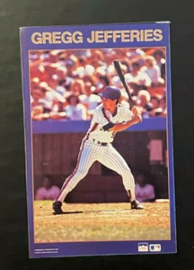 ¡Póster Starline New York Mets Gregg Jefferies 1988! 24x36" ¡NUEVO SELLADO! 52022 - Imagen 1 de 4