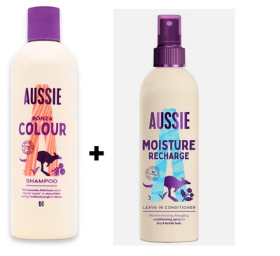 AUSSIE BONZA COLOUR SHAMPOO 500ML + leave in conditioner 250ml - Image 1 of 2