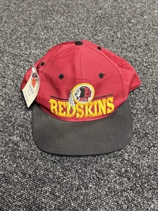 Vintage 90s NFL Washington Redskins The Game OSFA Burgundy Snap Back Hat Cap NWT - Picture 1 of 3