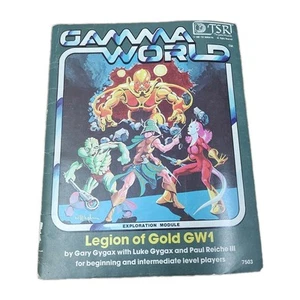 Legion of Gold Gamma World RPG Module GW1 7503 Gary Gygax TSR 1981 - Picture 1 of 8