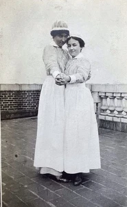 1914 Vintage Photo NYC BELLEVUE HOSPITAL NURSES OF CHILDREN’S WARD 9 - Picture 1 of 3