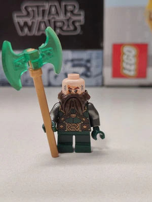 RARE The Hobbit Dwalin the Dwarf Custom Lego Minifigure LOTR 79018 lor095 - Image 1 of 3