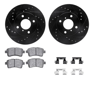 For Suzuki Aerio 02-05 Brake Kit eLINE Series Drilled & Slotted Front Brake Kit - Image 1 of 4