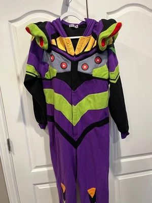 SAZAC Evangelion Kigurumi Fleece Cosplay Costume Halloween One Size Adult Japan - Image 1 of 4