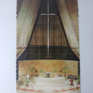US Air Force Academy Protestant Chapel Interior Altar Colorado Springs Scalloped - Picture 1 of 3