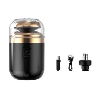 Afeitadora eléctrica portátil 2 en 1 cortadora de pelo nasal cápsula afeitadora de viaje B T7P1 - Imagen 1 de 7
