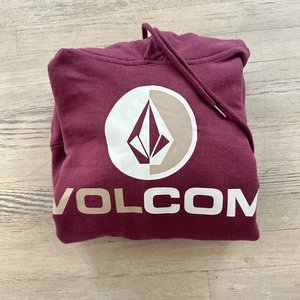 Volcom Hoodie Sweatshirt Pullover Burgund Logo Herren Gr. XXL - Bild 1 von 7