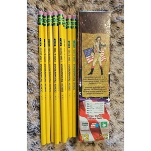 Vintage Dixon Ticonderoga Pencils 13882 No. 2 Soft 12 Count USA - Picture 1 of 3