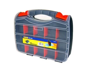 ORGANIZZATORE DOUBLE FACE 12,5" POLLICI 32 SLOT CASSETTA DEGLI ATTREZZI CASSETTA DEGLI ATTREZZI VITI CHIODI - Foto 1 di 1