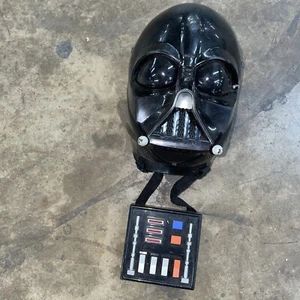 VINTAGE STAR WARS DARTH VADER HELMET MASK AND VOICE SYNTHESIZER BOX 2004 Untest - Picture 1 of 8