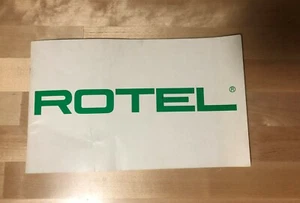 1976 ROTEL CATALOG / SPECS Booklet - ROTEL Amp - ROTEL Tuner - ROTEL RECEIVER - Foto 1 di 8