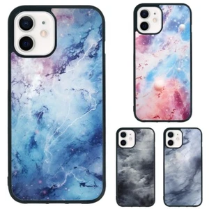 Sky galaxy marble smokey Aluminum Case For Samsung Galaxy Apple iPhone - Picture 1 of 25