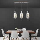 Crystal LED Ceiling Light Chandelier Modern Flush Mount Lamp Fixture Dining Room