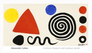 Abstraction, 1966 by Alexander Calder Art Print Abstract Poster 18x32 - Picture 1 of 2