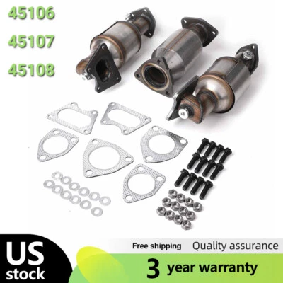 EPA Catalytic Converters Front & Rear for Honda Ridgeline 3.5L 2006-2008  — 第 1/4 张图片