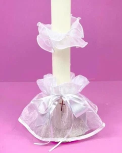 Gonna a candela abito da comunione abito da comunione battesimo sposa *29 - Foto 1 di 3