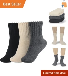 Perfect Gifting Winter Socks for Women - Comfortable Thick Crew, 3 Colors - Picture 1 of 7