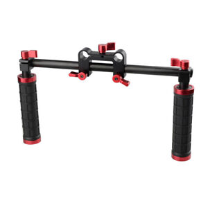 CAMVATE Camera Handle Handgrip with Rod Clamp Clip for Camera Shoulder Rig