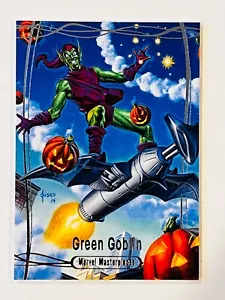 2016 Marvel Masterpieces BASE #77 GREEN GOBLIN #129/999 Tier 3😍😍 * - Picture 1 of 2