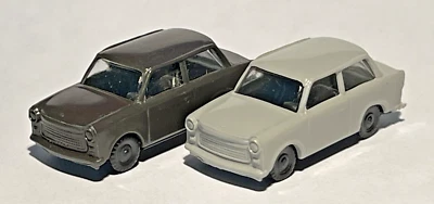 Two S.E.S. 1:87 HO Scale Trabant P-601 S - Image 1 of 4